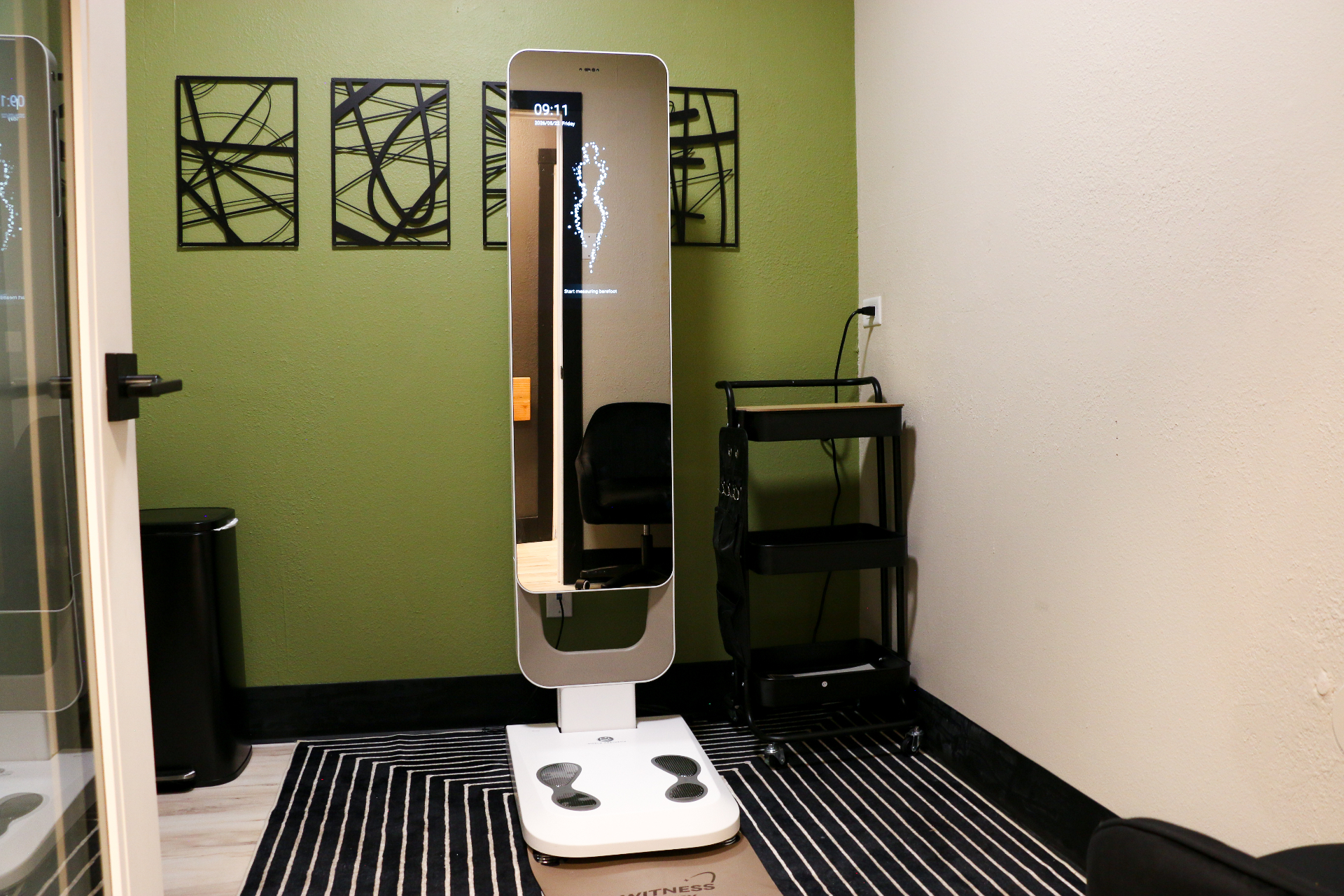 Body composition assessment room at Ascent Trim & Wellness